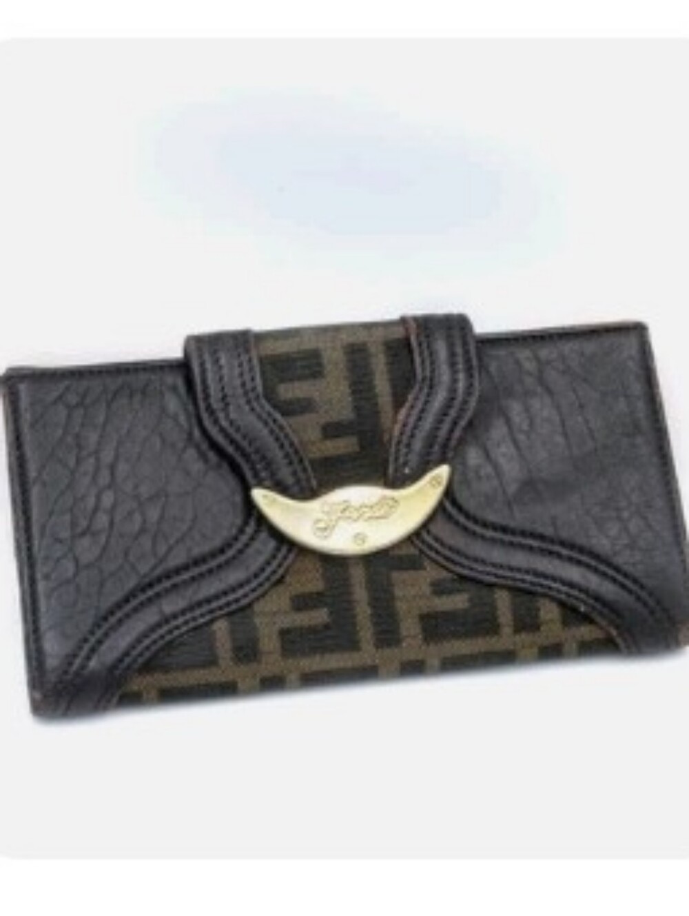 Fendi Wallet Brown And Black